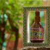 White Folk Art Bottled Frame