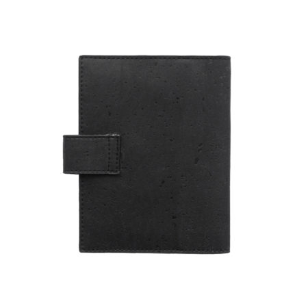 Cedar Passport Wallet Black Natural Back