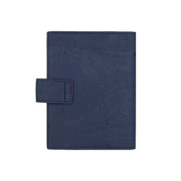 Cedar Passport Wallet Blue Maroon Back