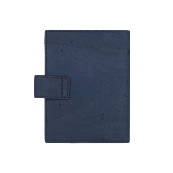 Cedar Passport Wallet Blue Maroon Back