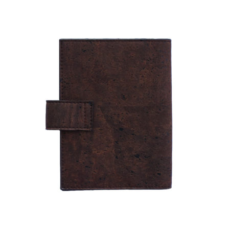 Cedar Passport Wallet Brown Blue Back