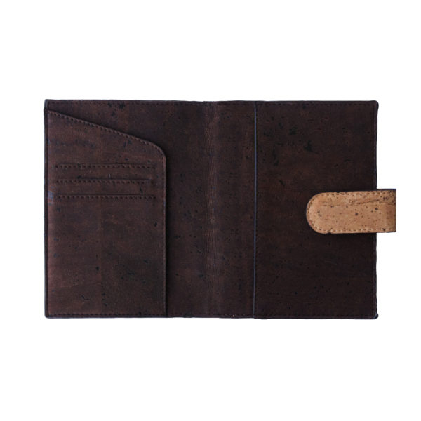 Cedar Passport Wallet Natural Brown Inside