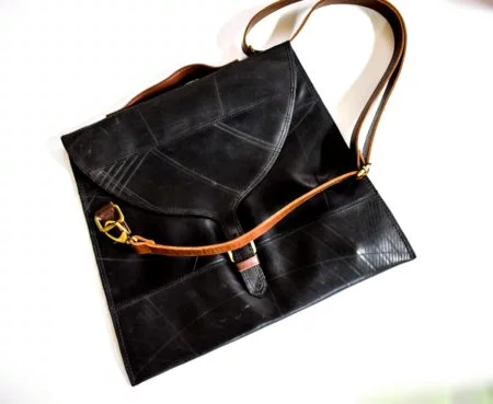 Thela Leather Sling Bag (Upcycled)