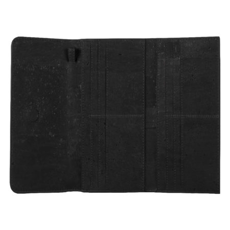 Ela Trifold Wallet Black Inside