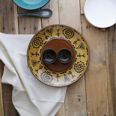 Madhubani platter