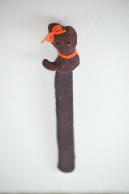 Kitabi Keeda brown cat Upcycled Handcrafted Bookmarks