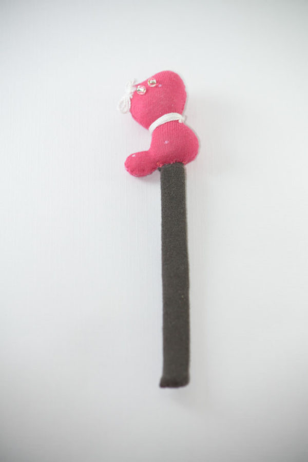 Kitabi Keeda Pink Cat Upcycled Handcrafted Bookmarks