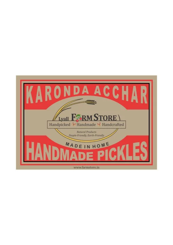 Karonda Pickle - 400 gms Lyall's Food Craft