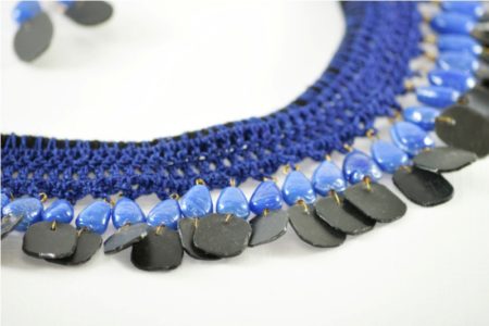 Black & Blue Handmade Nartaki Jewellery Set