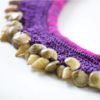 Magenta Shell Handmade Nartaki Jewellery Set