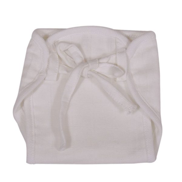 Organic Cotton Woven Nappy (0-3 Months, Set of 4) - Image 3