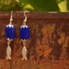 Pratibimb Blue Fish Handmade Earrings