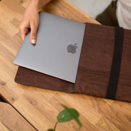 Skye Mac Laptop Sleeve Brown Mac In