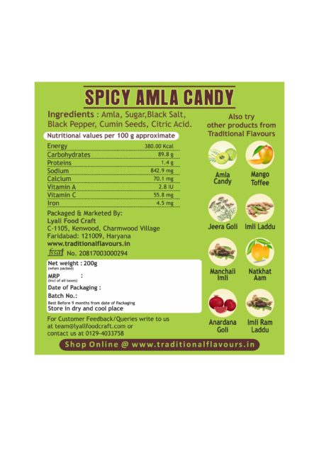 Spicy Amla Candy Back