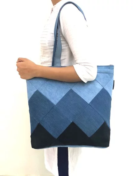 Square Patchwork Tote rimagined