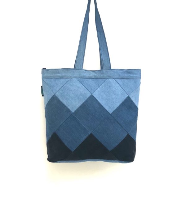 Square Patchwork Tote 1 rimagined