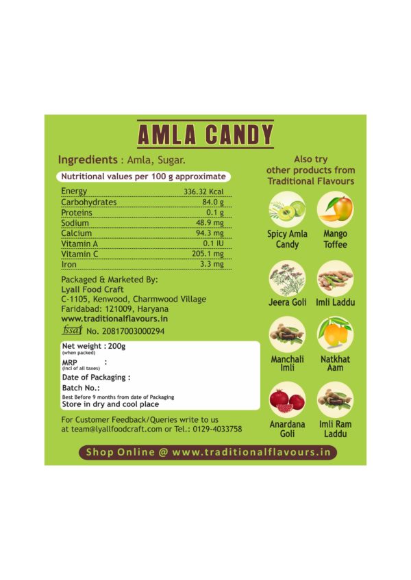 Sweet Amla Candy - 150 gms