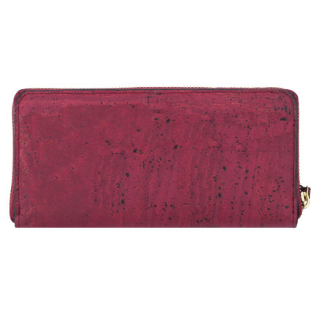 Willow Ziparound Wristlet Maroon Back