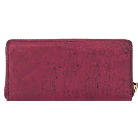 Willow Ziparound Wristlet Maroon Back