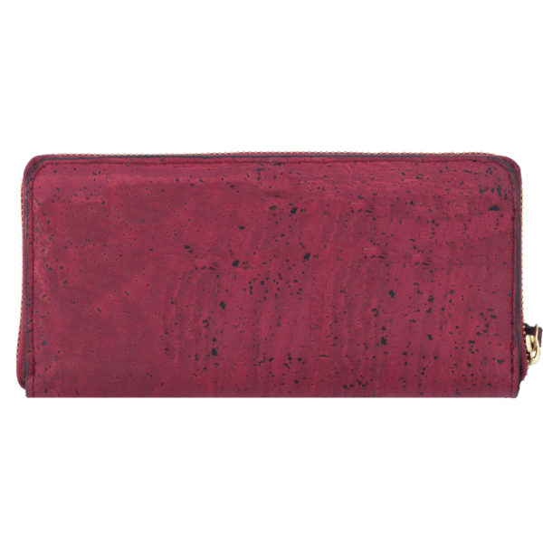 Willow Ziparound Wristlet Maroon Back