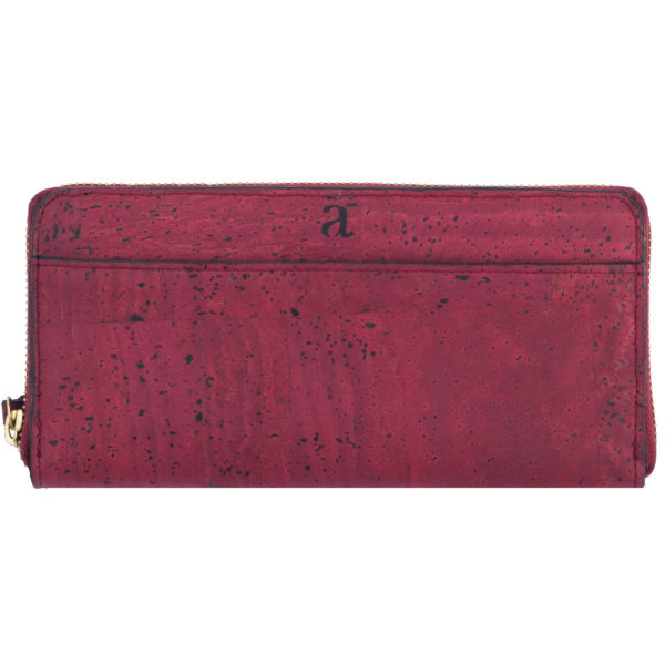 Willow Ziparound Wristlet Maroon Front