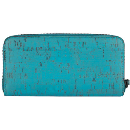 Willow Ziparound Wristlet Teal Back