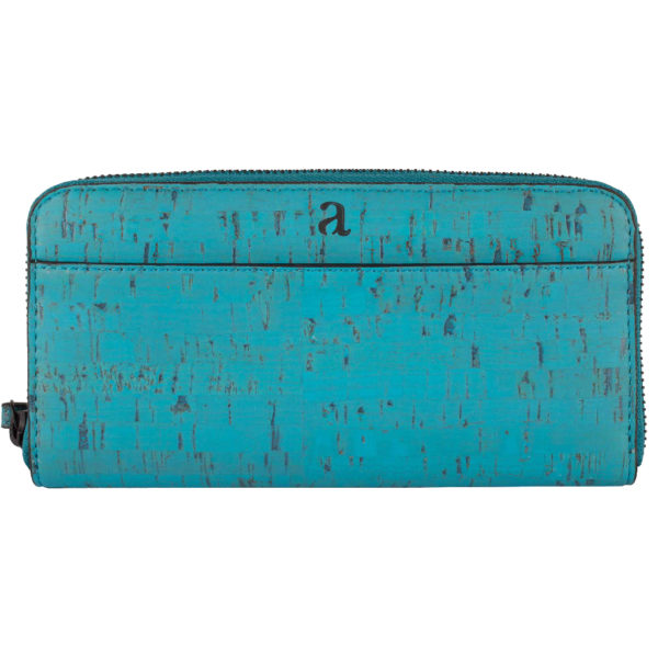 Willow Ziparound Wristlet Teal Front