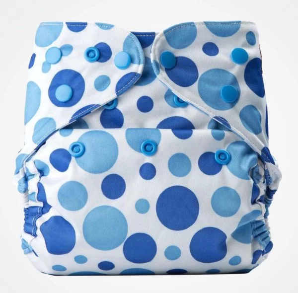 Pocket Diaper (Blue Dots)