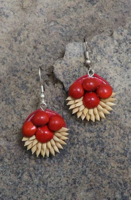 Nestled - Natural Seeds Earrings