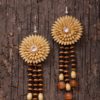 Sunny Streaks - Natural Seeds Earrings