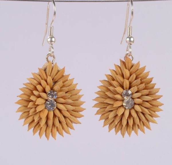 Double Dazzle - Natural Seeds Earrings