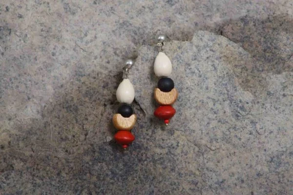 Cheese & Fruits - Natural Seeds Earrings