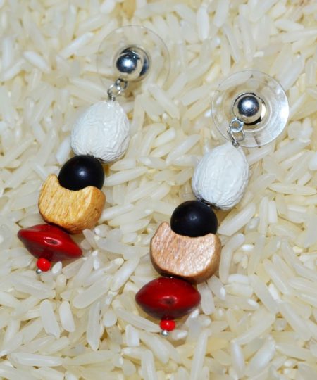 Cheese & Fruits - Natural Seeds Earrings