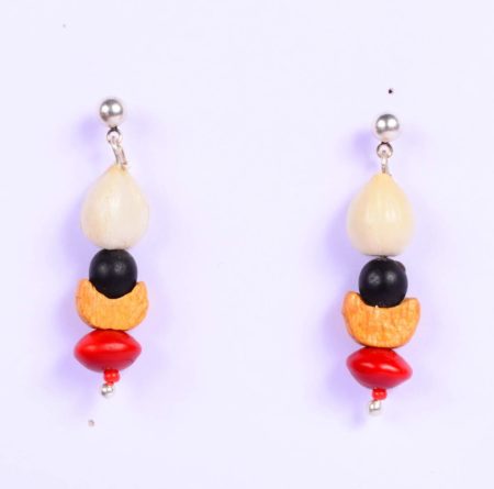 Cheese & Fruits - Natural Seeds Earrings