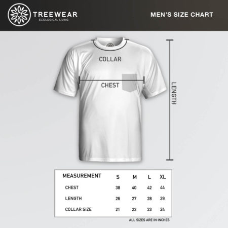 Treewear MensPocketTeesChart