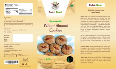 CK03 Wheat Almond Cookies