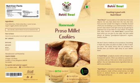 Homemade Proso Millet Cookies