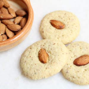 Homemade Moong Dal Almond Cookies