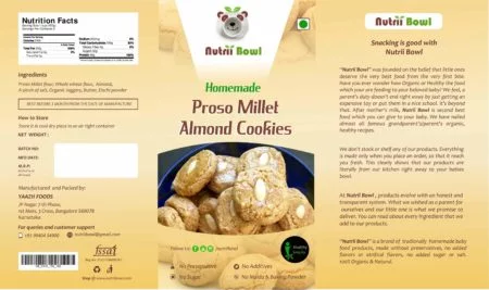 CK31 Proso Millet Almond Cookies
