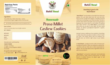 CK32 Proso Millet Cashew Cookies