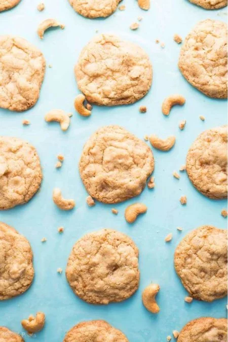 Homemade Barnyard Millet Cashew Cookies