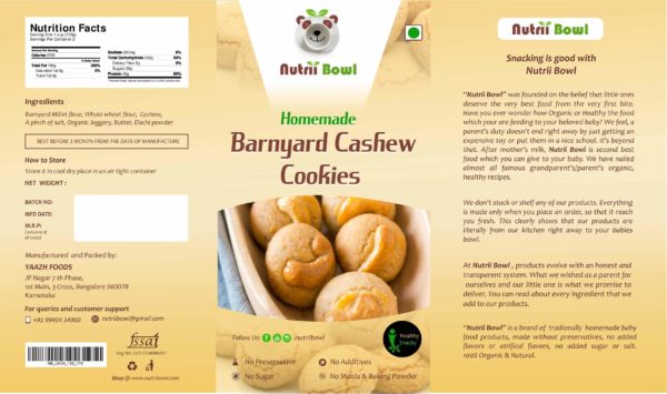 CK34 Barnyard Cashew Cookies