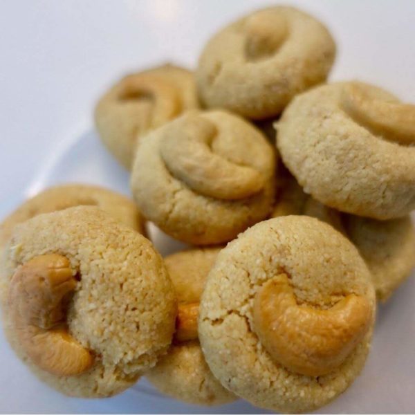 Homemade Bajra Cashew Cookies