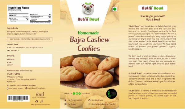 CK35 Bajra Cashew Cookies