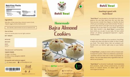 CK36 Bajra Almond Cookies