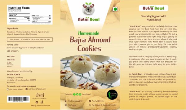 CK36 Bajra Almond Cookies