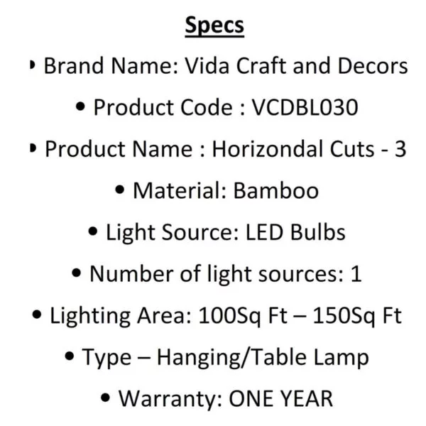 Horizontal Cuts Lamp4