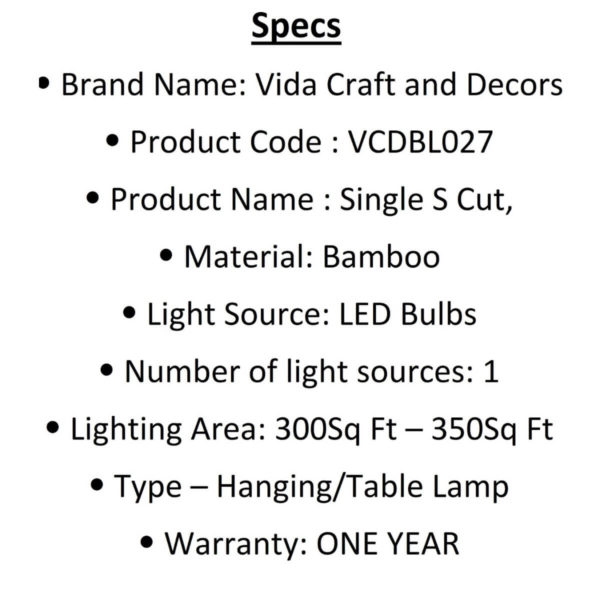 Single S Cut Lamp4