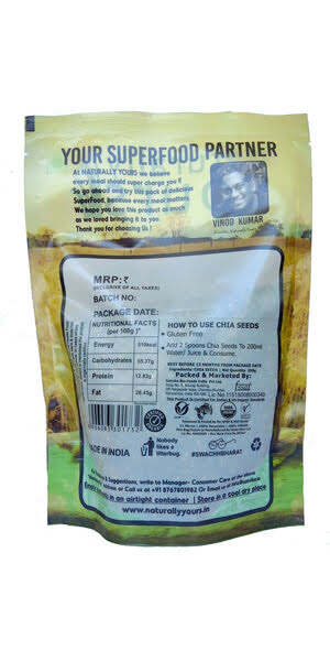 Naturally Yours Chia Seeds 300G_2