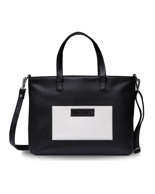 Monochrome Satchel Tote - By Midoree - Image 2